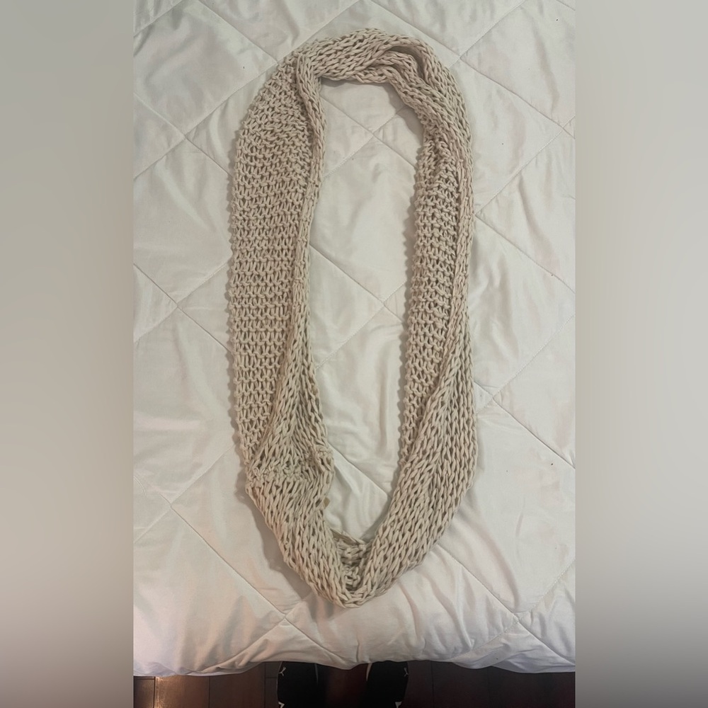 ALL SAINTS WHITE SCARF